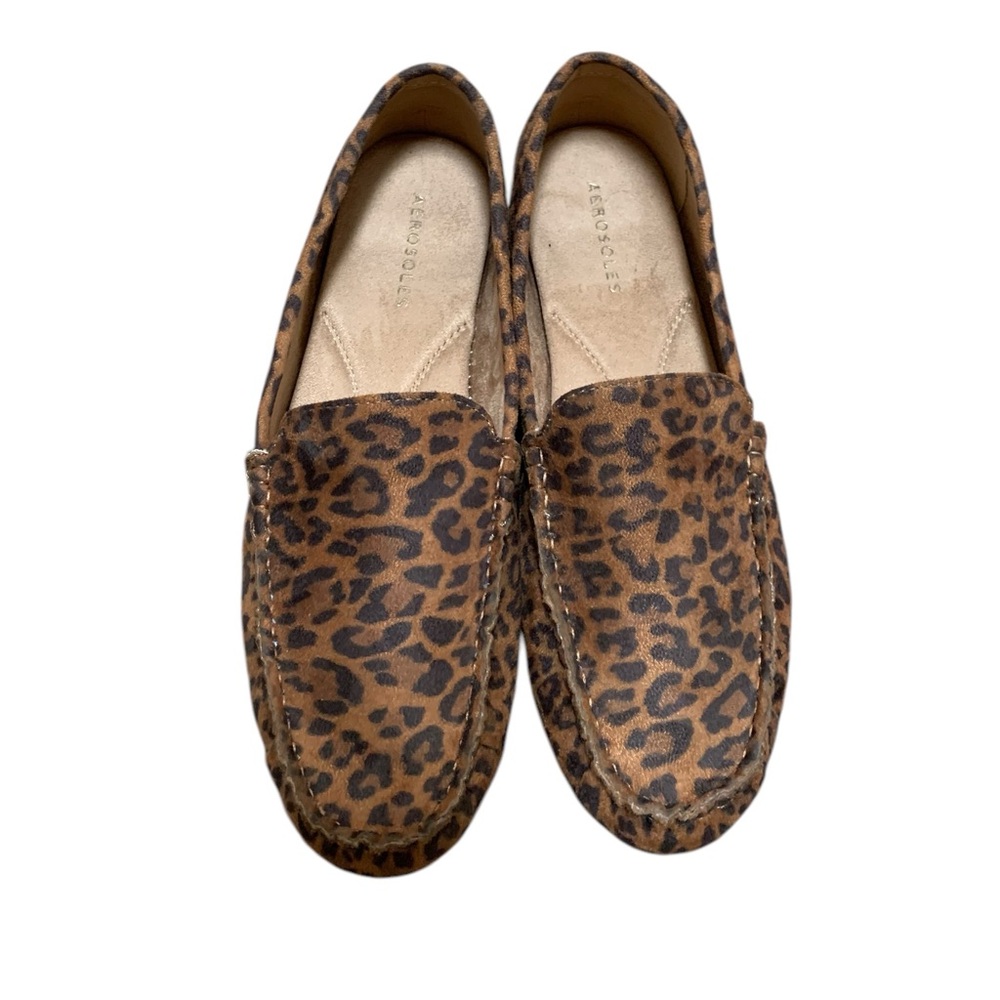 Aerosoles Over Drive Leopard Faux Leather Loafer NWOT - Picture 6 of 9